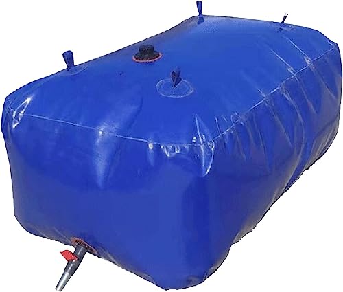 EYRMQWJPC Sac Pliable de Stockage d’Eau Réservoir d'eau Pliable avec Robinet, Bleu, Plusieurs Tailles (400 L à 5000 L)(1000L)