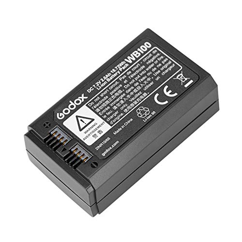 Batería Godox WB100 recargable de Li-Ion para el flash autónomo AD100PRO