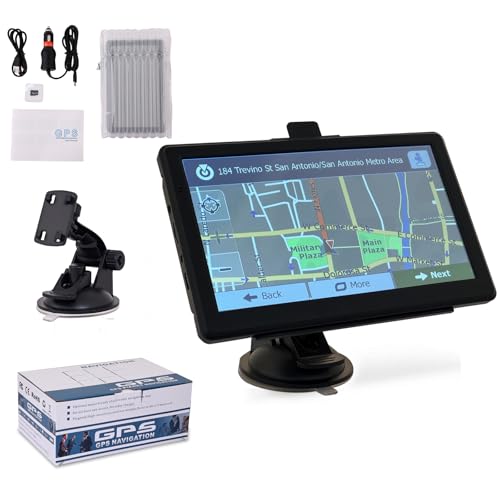 7 Inch GPS Navigator for Car Truck RV,Voice Steering Guidance/Speed