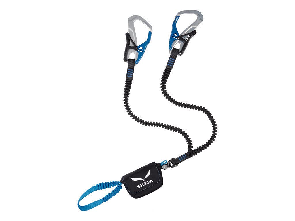 Salewa Ergo Tex Via Ferrata Set, Unisex adulto, Argento (Silver/Royal Blue), Taglia Unica