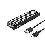 Esta caja SSD M.2 SATA conecta externamente un SSD NGFF B-Key a su ordenador a través de USB-A (3.0 o 2.0) con una capacidad de hasta 2 TB. NOTA: SSD no incluido.