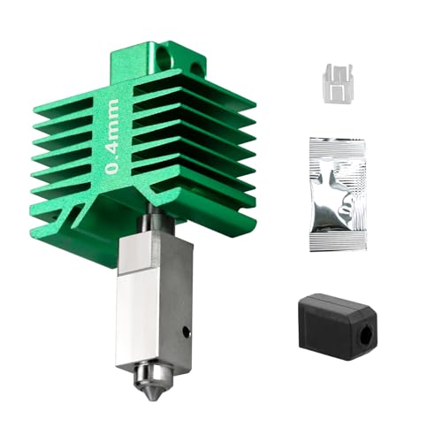 0.4mm �O���[���z�b�g�G���h �^���O�X�e���X�`�[���m�Y���t�� Bambu Lab X1C /X1 /P1P /P1S 3D�v�����^�[�p�A550���܂ł̍����ϐ��A�Y�f�@�ۂƃK���X�@�ۃt�B�������g�̑ϖ��Ր�