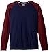 IZOD Men's Big and Tall Advantage Performance Color Block Crew Fleece