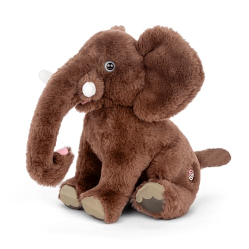 Fahlo Tracking Plush | Includes 12' Plush, Interactive 3D Tracking Map, and Wildlife Conservation Support | Eco-Friendly & Safe for All Ages | (Elephant)