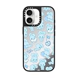 CASETiFY ミラー iPhone 17 ケース [鏡面(スマホカバー) / MagSafe対応/指紋防止] - シルバー (ブラックバンパー) - Blue Cherry