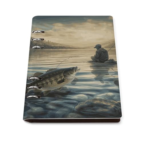 Carnet A5 à anneaux en cuir élégant, cadeau idéal pour journal intime et notes