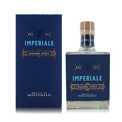 Rocca di Montemassi Imperial Gin, Toskanischer Dry Gin, Nummerierte Flasche, 500 Ml Cover
