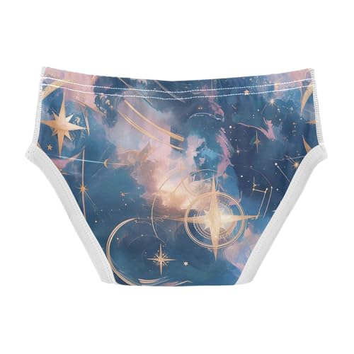 visesunny Boys Cotton Underwear Fantasy Star Constellation Galaxy Printed Toddler Soft Training Briefs Size 2T-8Y for Kids2