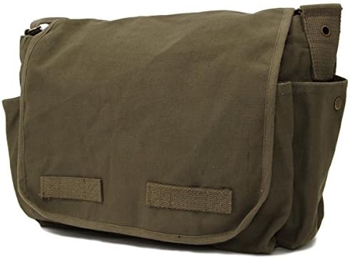 Amazon ロスコ Rothco クラシック メッセンジャーバッグ ヘビーウェイトコットン オリーブ Rothco ロスコ メッセンジャーバッグ