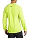 Key Industries Men's Long Sleeve Enhanced Visibility Waffle Knit Pocket T-Shirt, Hi-vis, X-Large