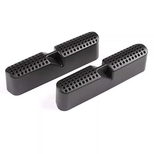 Yoclacr 2 Pcs Rear Seat Air Vent Covers for 19-25 X7, Under Seat Grille Mesh ABS Material, Protective Mesh Sleek Ac Interior Trim