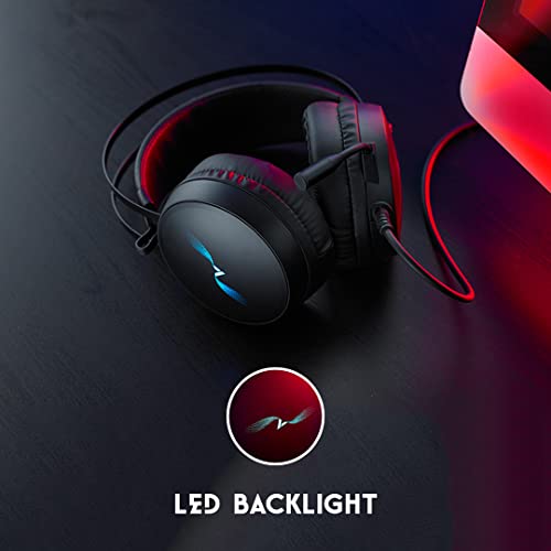 Rapoo VH310 Wired Gaming Headset Virtual 7.1 Channel 50MM Sound Unit RGB Backlit Headphone with 360° Adjustable Noise-Canceling Microphone for... - Image 5