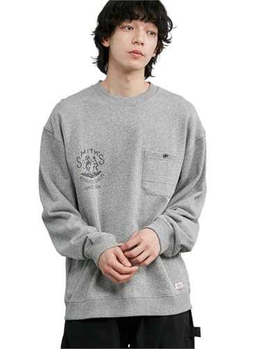 [�R�[�G��] SMITH�fS(�X�~�X) �ʒ��v�����g�|�P�b�g�X�E�F�b�g 75206020458 1590 MD.GRAY(15) XL