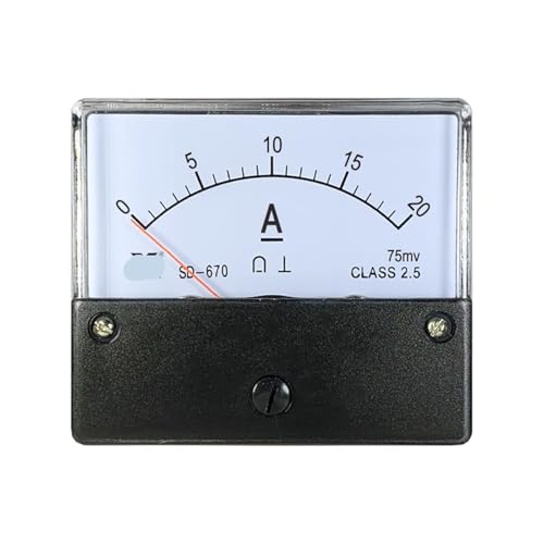 Ampèremètre Pointeur DC 250A 75mV SD670 pour Mesure Courant Continu