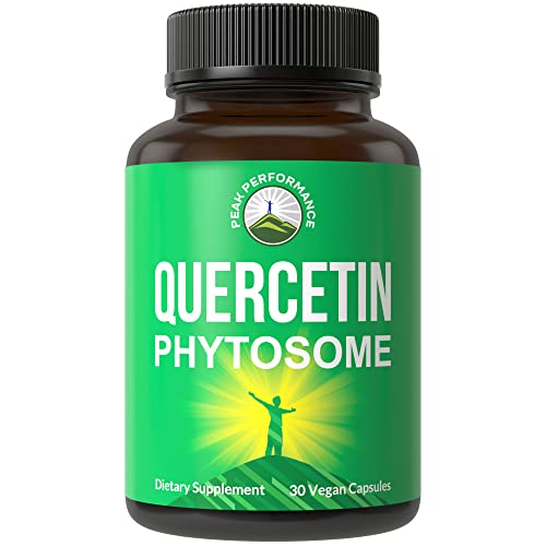 Quercetin Phytosome Vegan Capsules - Pure Quercetin Rich Sophora Japonica Extract for Max Absorption.