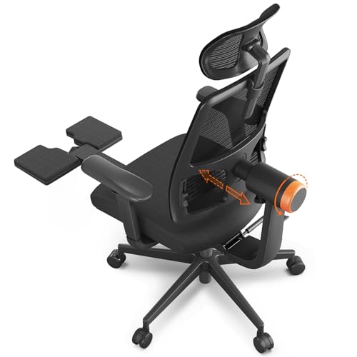 Newtral Ergonomic Chair with Footrest - Home Office Desk Chair with Auto-Following Lumbar Support, 4D Armrest, Seat Depth & Height Adjustable, 96°-136° Reclines Newtral Ergonomic Chair with Footrest - Home Office Desk Chair with Auto-Following Lumbar Support, 4D Armrest, Seat Depth & Height Adjustable, 96°-136° Reclines