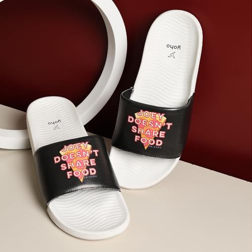 Image of YOHO Sliders for Men | Comfortable and Lightweight Slides | WB Cartoon & Comic Characters: Batman,Superman,Tom & Jerry,Rick & Morty,Big Bang Theory, Friends and Scooby Doo for Boys