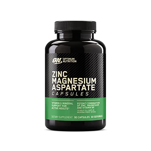 Optimum Nutrition Muscle Recovery and Endurance Supplement for Men and Women Zinc and Magnesium Supplement 90 Count