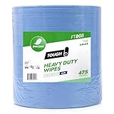 Fresh Towel FT80B Heavy Duty Wipes, Blue, 11.8