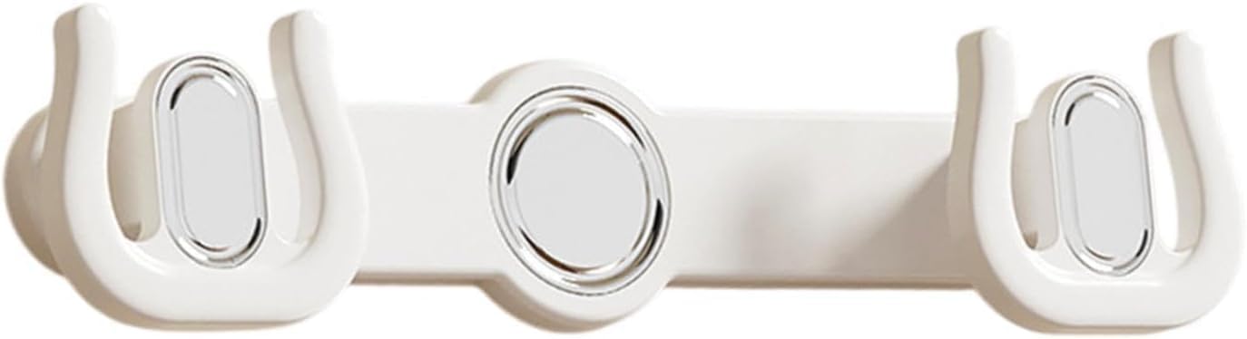 jojomis Wall Mounted Slipper Holder, No Drilling Shoe Rack, Hanging Bathroom Storage Hanger, Space-Saving Towel Rack for Entryway, Hotel, Home (White)