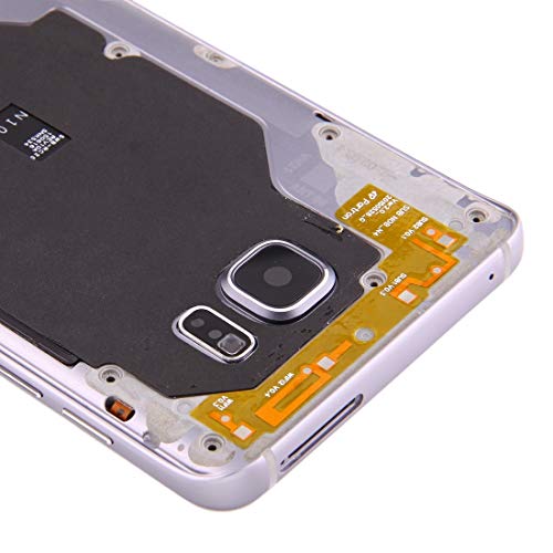 Cadre Bezel Galaxy Note 5 N9200 Remplacement Châssis Gris Silver Ajustement Parfait - 4