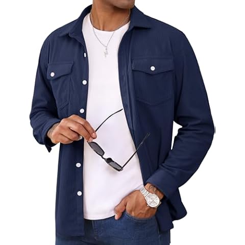 MAGCOMSEN Men's Corduroy Jacket Cover
