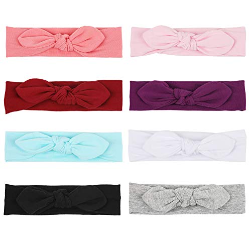 COUXILY Baby Bow Headband Headwraps for Infant Toddler Baby Girl, 5 Sizes Available (XL Teen/Adult, Type 5)