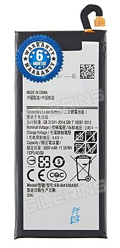 Image of Orignal (EB-BA520ABE) Battery for Samsung Galaxy A5 2017 / A520 / SM-A520F (EB-BA520ABE) Battery with 6 Months warrenty*** (for Samsung A520) (for Samsung A5)