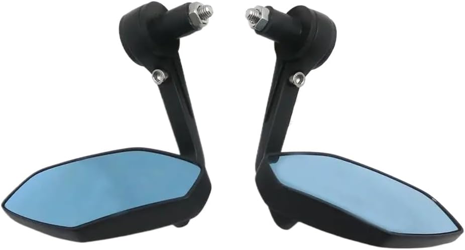 Motorcycle Polygon Mirrors 7/8 Inch 1 Inch Diameter Handlebar