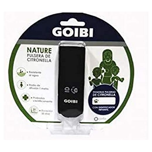 GOIBI Pulsera de Citronella Nature negra