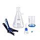 JOANLAB Glas-Labor-Vakuum-Filtrationsgerät, 1000 ml Filterkolben-Set mit abgestuftem Labor-Sauggerät zur Filterung