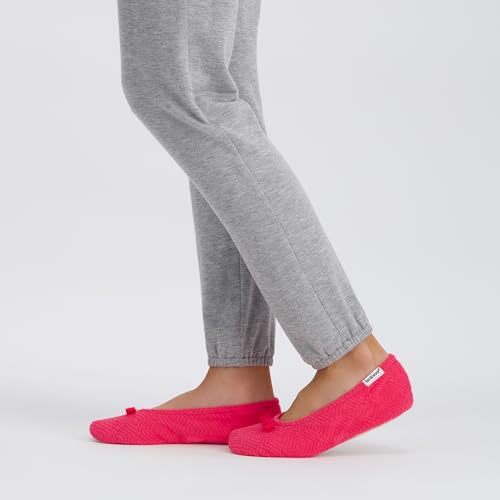 Image of isotoner Women's Diamond Microterry Ballerina Slippers
