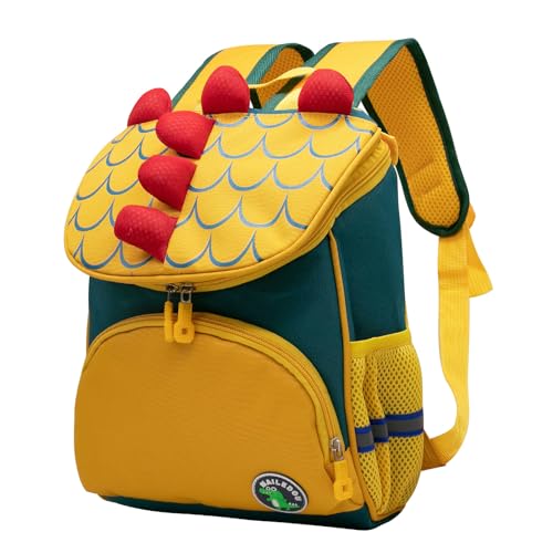 LJCZKA Sac à Dos pour Enfants avec Sangle de Poitrine, Cartable Maternelle pour Garcon Fille, Sac d'école pour les Enfants Imperméable