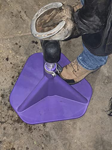 Image of HOOF-IT Blacksmith Standard Hoof Stand Purple