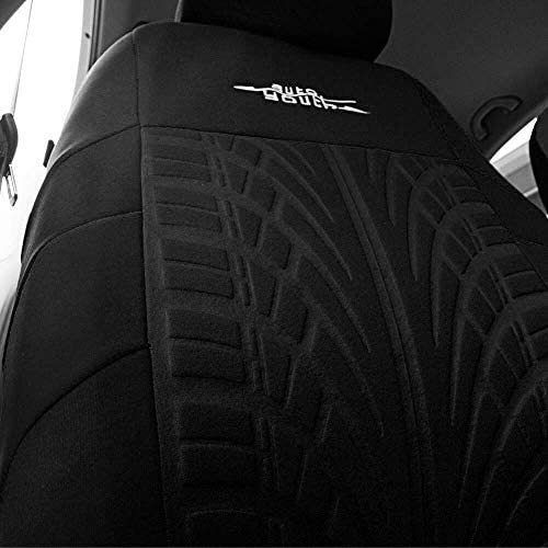 AUTOYOUTH Car Seat Covers for Front Seats, Breathable and Washable Bucket Seat Covers for Cars, Truck, SUV, Vans Airbag Compatible Automotive Interior Covers, Black…