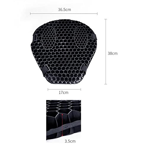 Coussin moto étanche et antidérapant avec maille 3D respirante