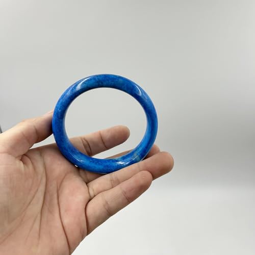 URED Jade Bangle Bracelet for Women Green Jade Bracelet Pink Jade Bangle Blue Jade Bangle Chinese Feng Shui Bracelet Good Luck Wealth Bangle Yellow Stone Bangle3