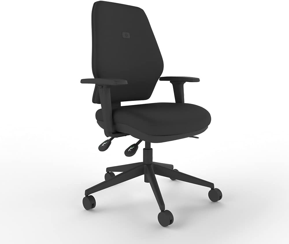 Response 500A Ergonomic Posture Office Chair with Height & Depth Adjustable Arms (Black)