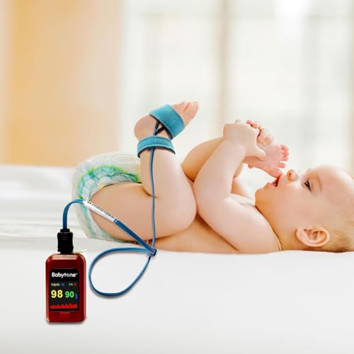 Baby Oxygen Monitor, Infant Pulse Oximeter Fingertip Tracks Adult and Child's SPO2 & Pulse Rate, Toddler Foot O2 Monitor with Audio Reminder, Free APP & PC Report - Image 4
