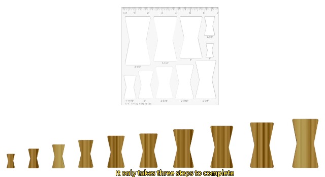 13-in-1 Router Template Jig - 10x7.9 Inch Woodworking Template For Circle Inlays And Decorative Patterns