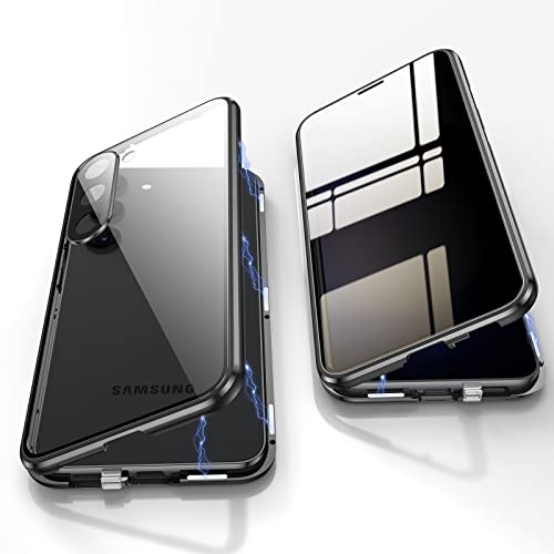 Coque Samsung S23 Plus anti peeping avec protection intégrale 360 magnétique