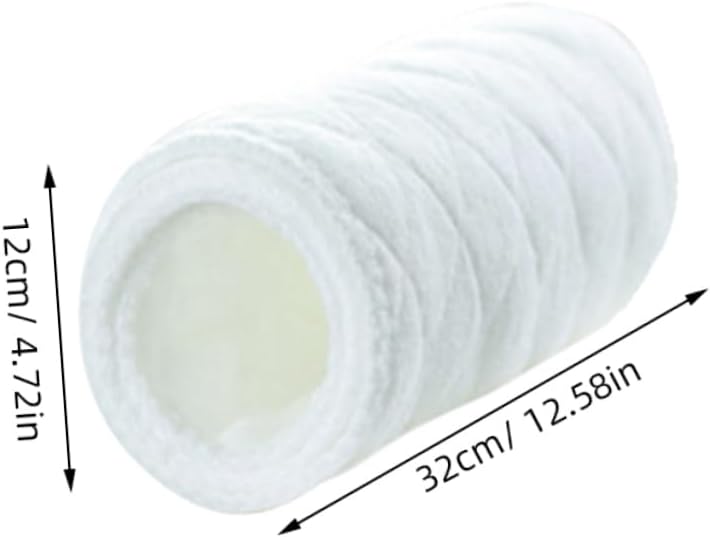 Totority 10pcs Ply Reusable Cloth Diapers for Newborns Ultra-Absorbent Cotton Diaper Washable and Design for Toddlers