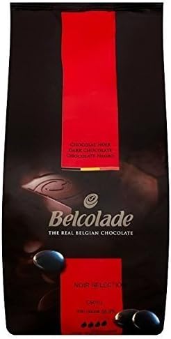 Noir Absolut Ebony Unsweetened Chocolate - 5 kg by Belcolade Chocolate
