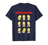 The Simpsons Homer Expressions Poster T Shirt