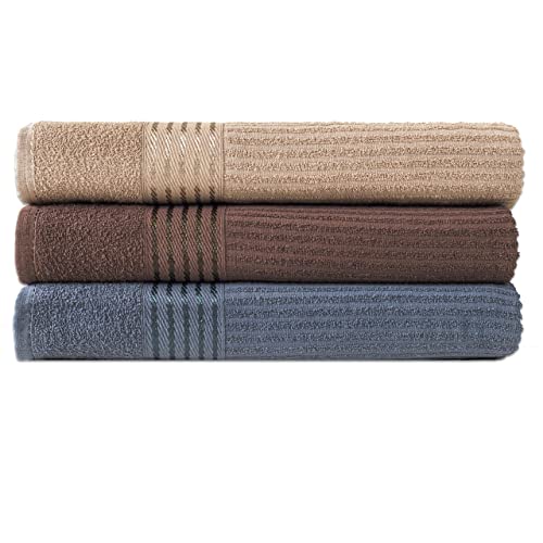 Kit 3 Toalhas Banhão Super Gigante Madrid 75cm X 1.80m - 100% Algodão (Kit 4)