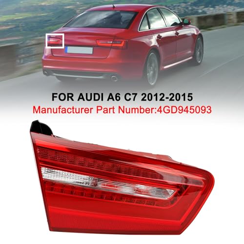 Image of Areyourshop 4G5945093A Car Rear Lights,Left Inner Trunk LED Tail Light Lamp fit for Audi A6 C7 2012-2015