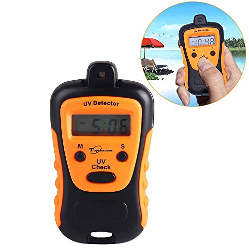UV Intensity Meter,TOPCHANCES Portable High Precision Handheld UV Strength Tester UVC Measure Photometer UCB Detector with LCD Digtal Display