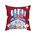 Independence Day Home Sofabezug Dekor Patriotischer Kissenbezug Kissenbezug Seide Kissen (B, One Size)
