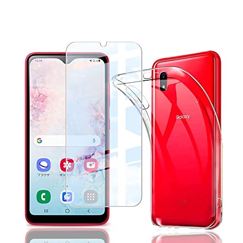 y1+1zΉ Samsung Galaxy A20/Galaxy A21 p tB KX tیtB+ TPU P[X {Ɏqfލ̗p docomo SC-02M/au SCV46 p KXtB dx9H ϏՌ 