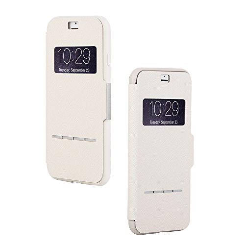 Moshi SenseCover Portfolio Case for iPhone 8/7, Sahara Beige
